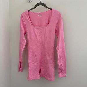 Pink Long Sleeve Bodysuit